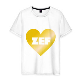 Мужская футболка хлопок с принтом ZEF Die Antwoord в Петрозаводске, 100% хлопок | прямой крой, круглый вырез горловины, длина до линии бедер, слегка спущенное плечо. | die antwoord