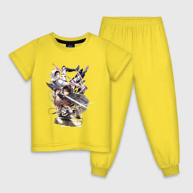 Детская пижама хлопок с принтом Капрал в Петрозаводске, 100% хлопок |  брюки и футболка прямого кроя, без карманов, на брюках мягкая резинка на поясе и по низу штанин
 | Тематика изображения на принте: титан