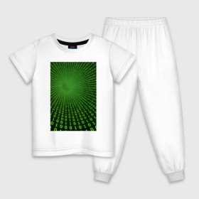 Детская пижама хлопок с принтом Цифровая иллюзия в Петрозаводске, 100% хлопок |  брюки и футболка прямого кроя, без карманов, на брюках мягкая резинка на поясе и по низу штанин
 | обман зрения | оптическая иллюзия | прикол | фокус