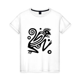 Женская футболка хлопок с принтом Mexico в Петрозаводске, 100% хлопок | прямой крой, круглый вырез горловины, длина до линии бедер, слегка спущенное плечо | мартышка | обезьяна