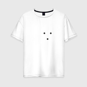 Женская футболка хлопок Oversize с принтом Силуэт лисички в Петрозаводске, 100% хлопок | свободный крой, круглый ворот, спущенный рукав, длина до линии бедер
 | fox | лиса | лисёнок | лисичка