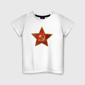 Детская футболка хлопок с принтом Помню. Горжусь в Петрозаводске, 100% хлопок | круглый вырез горловины, полуприлегающий силуэт, длина до линии бедер | Тематика изображения на принте: 