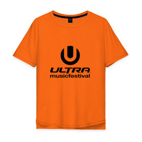 Мужская футболка хлопок Oversize с принтом Ultra Music Festival в Петрозаводске, 100% хлопок | свободный крой, круглый ворот, “спинка” длиннее передней части | house | rave | ultra music festival | umf