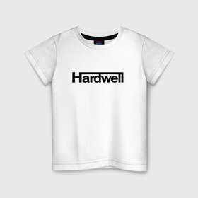 Детская футболка хлопок с принтом Hardwell в Петрозаводске, 100% хлопок | круглый вырез горловины, полуприлегающий силуэт, длина до линии бедер | hardwell | house | хардвелл | хаус