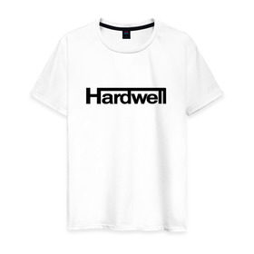 Мужская футболка хлопок с принтом Hardwell в Петрозаводске, 100% хлопок | прямой крой, круглый вырез горловины, длина до линии бедер, слегка спущенное плечо. | hardwell | house | хардвелл | хаус
