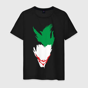 Мужская футболка хлопок с принтом Joker в Петрозаводске, 100% хлопок | прямой крой, круглый вырез горловины, длина до линии бедер, слегка спущенное плечо. | joker | джокер