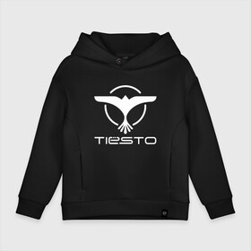 Детское худи Oversize хлопок с принтом Tiesto в Петрозаводске, френч-терри — 70% хлопок, 30% полиэстер. Мягкий теплый начес внутри —100% хлопок | боковые карманы, эластичные манжеты и нижняя кромка, капюшон на магнитной кнопке | Тематика изображения на принте: club life | house | tieso | tiesto (dj)   на темные основыdj