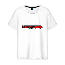 Мужская футболка хлопок с принтом Die Antwoord в Петрозаводске, 100% хлопок | прямой крой, круглый вырез горловины, длина до линии бедер, слегка спущенное плечо. | die antwoord