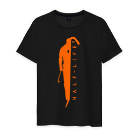 Мужская футболка хлопок с принтом Half-Life 3 в Петрозаводске, 100% хлопок | прямой крой, круглый вырез горловины, длина до линии бедер, слегка спущенное плечо. | 