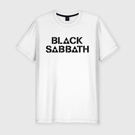 Мужская футболка премиум с принтом Black Sabbath в Петрозаводске, 92% хлопок, 8% лайкра | приталенный силуэт, круглый вырез ворота, длина до линии бедра, короткий рукав | Тематика изображения на принте: black sabbath