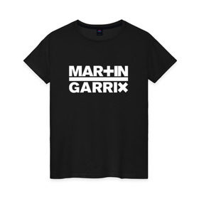 Женская футболка хлопок с принтом Martin Garrix в Петрозаводске, 100% хлопок | прямой крой, круглый вырез горловины, длина до линии бедер, слегка спущенное плечо | animals | dj | garrix | house | martin garrix