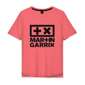 Мужская футболка хлопок Oversize с принтом Martin Garrix в Петрозаводске, 100% хлопок | свободный крой, круглый ворот, “спинка” длиннее передней части | animals | dj | garrix | house | martin garrix