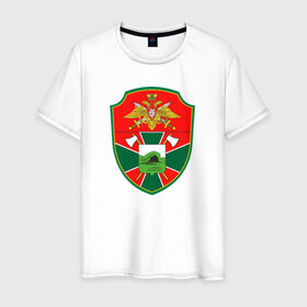 Мужская футболка хлопок с принтом Строительный войска в Петрозаводске, 100% хлопок | прямой крой, круглый вырез горловины, длина до линии бедер, слегка спущенное плечо. | 