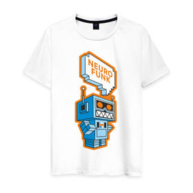 Мужская футболка хлопок Neurofunk Robot купить в Петрозаводске