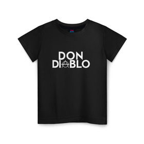 Детская футболка хлопок с принтом Don Diablo в Петрозаводске, 100% хлопок | круглый вырез горловины, полуприлегающий силуэт, длина до линии бедер | dj | don diablo | house | хаус