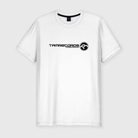 Мужская футболка премиум с принтом TAMRECORDS в Петрозаводске, 92% хлопок, 8% лайкра | приталенный силуэт, круглый вырез ворота, длина до линии бедра, короткий рукав | dnb | neurofunk | tamrecords | нейропанк