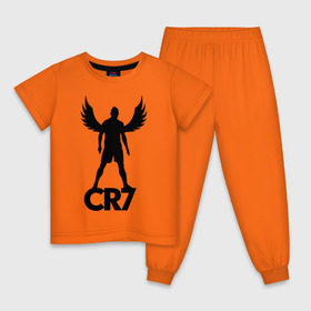 Детская пижама хлопок с принтом Ronaldo в Петрозаводске, 100% хлопок |  брюки и футболка прямого кроя, без карманов, на брюках мягкая резинка на поясе и по низу штанин
 | крылья