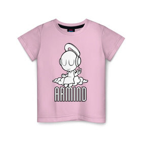 Детская футболка хлопок с принтом Armind в Петрозаводске, 100% хлопок | круглый вырез горловины, полуприлегающий силуэт, длина до линии бедер | armin van buuren | armind | asot | trance