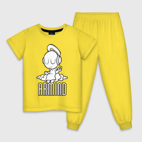 Детская пижама хлопок с принтом Armind в Петрозаводске, 100% хлопок |  брюки и футболка прямого кроя, без карманов, на брюках мягкая резинка на поясе и по низу штанин
 | armin van buuren | armind | asot | trance