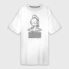 Платье-футболка хлопок с принтом Armind в Петрозаводске,  |  | armin van buuren | armind | asot | trance