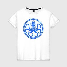 Женская футболка хлопок с принтом Ригель 7 в Петрозаводске, 100% хлопок | прямой крой, круглый вырез горловины, длина до линии бедер, слегка спущенное плечо | ригель 7 симпсоны simpsons пришелец