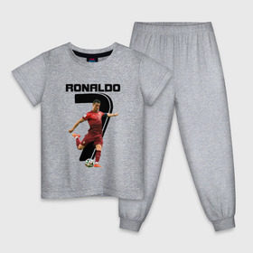 Детская пижама хлопок с принтом Ronaldo в Петрозаводске, 100% хлопок |  брюки и футболка прямого кроя, без карманов, на брюках мягкая резинка на поясе и по низу штанин
 | Тематика изображения на принте: роналдо