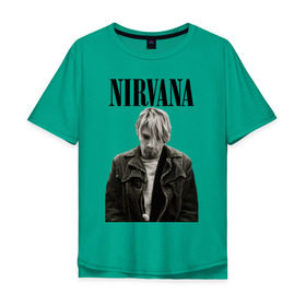 Мужская футболка хлопок Oversize с принтом nirvana t-shirt в Петрозаводске, 100% хлопок | свободный крой, круглый ворот, “спинка” длиннее передней части | kurt cobain | nirvana | гранж | курт кобейн | нирвана