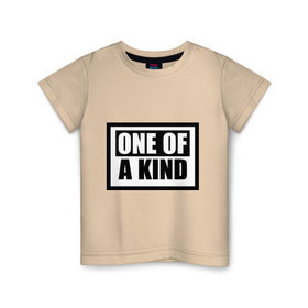 Детская футболка хлопок с принтом One of a kind в Петрозаводске, 100% хлопок | круглый вырез горловины, полуприлегающий силуэт, длина до линии бедер | big bang | g dragon | k pop | биг бенг | кей поп | корея