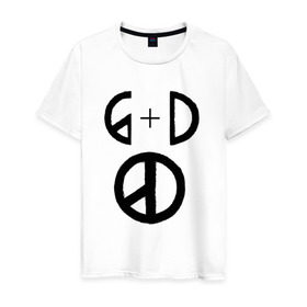 Мужская футболка хлопок с принтом G Dragon в Петрозаводске, 100% хлопок | прямой крой, круглый вырез горловины, длина до линии бедер, слегка спущенное плечо. | big bang | g dragon | k pop | биг бенг | кей поп | корея