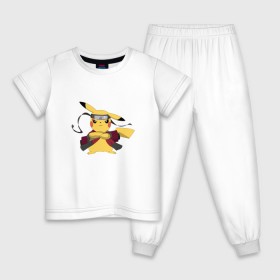 Детская пижама хлопок с принтом Пика пика в Петрозаводске, 100% хлопок |  брюки и футболка прямого кроя, без карманов, на брюках мягкая резинка на поясе и по низу штанин
 | 