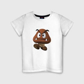 Детская футболка хлопок с принтом GOOMBA Gaming в Петрозаводске, 100% хлопок | круглый вырез горловины, полуприлегающий силуэт, длина до линии бедер | dota | dota 2 | goomba gaming | logo | дота | лого