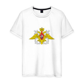 Мужская футболка хлопок с принтом Военно-морской Флот в Петрозаводске, 100% хлопок | прямой крой, круглый вырез горловины, длина до линии бедер, слегка спущенное плечо. | армия | военно морской флот | военный | войска | вооруженные | силы | служба | эмблема