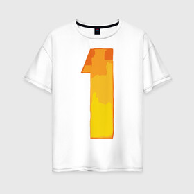 Женская футболка хлопок Oversize с принтом The Beatles One в Петрозаводске, 100% хлопок | свободный крой, круглый ворот, спущенный рукав, длина до линии бедер
 | the beatles one