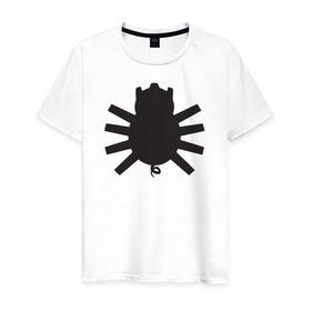 Мужская футболка хлопок с принтом Spider-Pig в Петрозаводске, 100% хлопок | прямой крой, круглый вырез горловины, длина до линии бедер, слегка спущенное плечо. | spider pig the simpsons симпсоны свин паук го