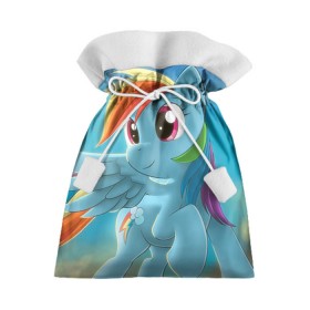 Подарочный 3D мешок с принтом My littlle pony в Петрозаводске, 100% полиэстер | Размер: 29*39 см | Тематика изображения на принте: littlle | littlle pony | pony | пони