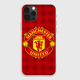 Чехол для iPhone 12 Pro Max с принтом Manchester united в Петрозаводске, Силикон |  | Тематика изображения на принте: manchester united | манчестер юнайтед | спорт | фк | футбол