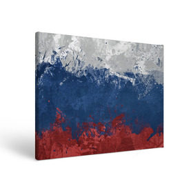 Холст прямоугольный с принтом Флаг России в Петрозаводске, 100% ПВХ |  | Тематика изображения на принте: патриот | россия | рф | флаг