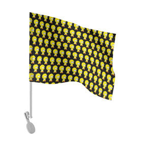 Флаг для автомобиля с принтом Лиза Симпсон в Петрозаводске, 100% полиэстер | Размер: 30*21 см | simpsons | лиза | симпсоны