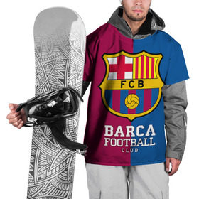 Накидка на куртку 3D с принтом Barca в Петрозаводске, 100% полиэстер |  | barcelona | барса | барселона | спорт | футбол
