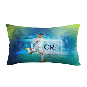 Подушка 3D антистресс с принтом Ronaldo в Петрозаводске, наволочка — 100% полиэстер, наполнитель — вспененный полистирол | состоит из подушки и наволочки на молнии | роналдо