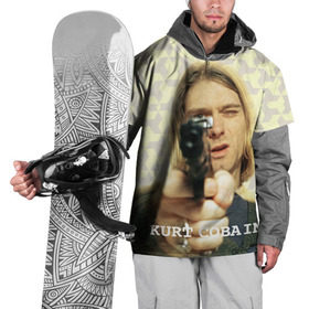 Накидка на куртку 3D с принтом Nirvana в Петрозаводске, 100% полиэстер |  | Тематика изображения на принте: cobain | curt | nirvana | rock | кобейн | курт | рок