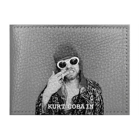 Обложка для студенческого билета с принтом Nirvana в Петрозаводске, натуральная кожа | Размер: 11*8 см; Печать на всей внешней стороне | Тематика изображения на принте: cobain | curt | nirvana | rock | кобейн | курт | рок