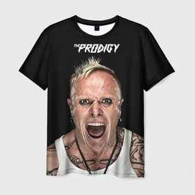 Мужская футболка 3D с принтом The Prodigy в Петрозаводске, 100% полиэфир | прямой крой, круглый вырез горловины, длина до линии бедер | dnb | drum | rave | продиджи | рейв | рэйв