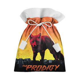 Подарочный 3D мешок с принтом The Prodigy в Петрозаводске, 100% полиэстер | Размер: 29*39 см | Тематика изображения на принте: лиса
