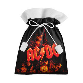Подарочный 3D мешок с принтом AC/DC в Петрозаводске, 100% полиэстер | Размер: 29*39 см | ac dc | acdc | rock | рок | эйсидиси