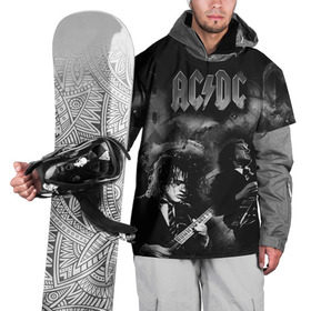 Накидка на куртку 3D с принтом AC/DC в Петрозаводске, 100% полиэстер |  | ac dc | acdc | rock | рок | эйсидиси