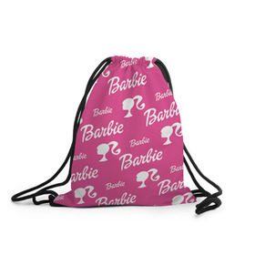 Рюкзак-мешок 3D с принтом Barbie в Петрозаводске, 100% полиэстер | плотность ткани — 200 г/м2, размер — 35 х 45 см; лямки — толстые шнурки, застежка на шнуровке, без карманов и подкладки | barbie | барби | кукла