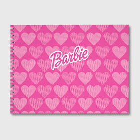 Альбом для рисования с принтом Barbie в Петрозаводске, 100% бумага
 | матовая бумага, плотность 200 мг. | Тематика изображения на принте: barbie | барби | кукла