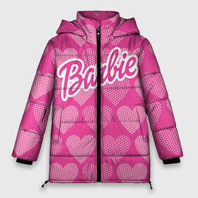 Женская зимняя куртка 3D с принтом Barbie в Петрозаводске, верх — 100% полиэстер; подкладка — 100% полиэстер; утеплитель — 100% полиэстер | длина ниже бедра, силуэт Оверсайз. Есть воротник-стойка, отстегивающийся капюшон и ветрозащитная планка. 

Боковые карманы с листочкой на кнопках и внутренний карман на молнии | Тематика изображения на принте: barbie | барби | кукла