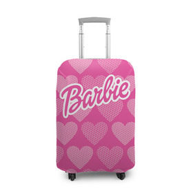 Чехол для чемодана 3D с принтом Barbie в Петрозаводске, 86% полиэфир, 14% спандекс | двустороннее нанесение принта, прорези для ручек и колес | barbie | барби | кукла